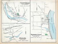 Unionville, Burnside, Windsor Locks, Connecticut State Atlas 1893